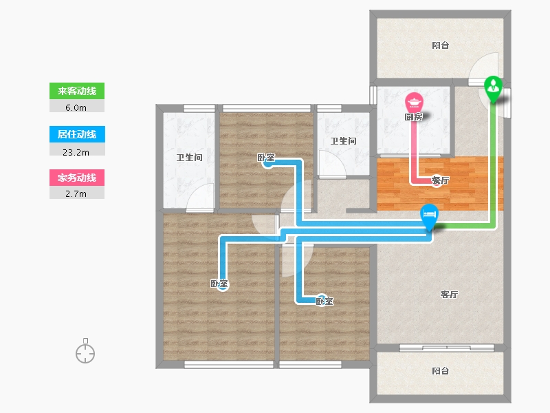 广东省-惠州市-保利鹿江来-103.24-户型库-动静线