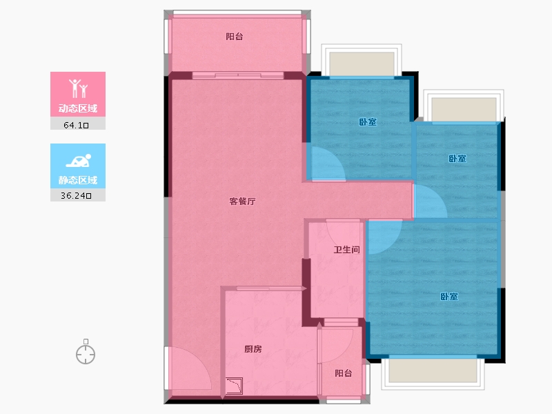 广东省-广州市-清远恒大花溪谷-91.01-户型库-动静分区