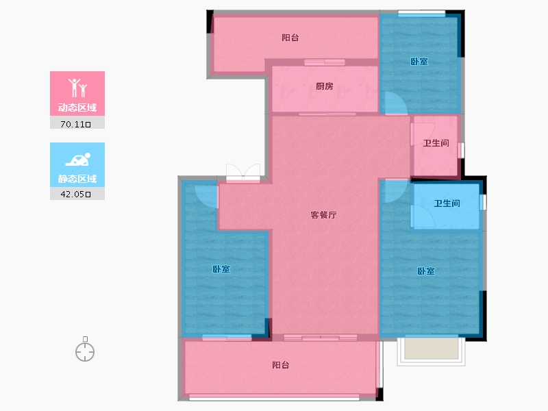 河南省-周口市-新城壹品-101.58-户型库-动静分区