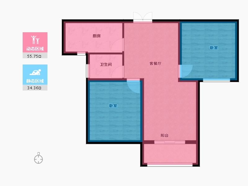 河南省-商丘市-理想国际-81.41-户型库-动静分区