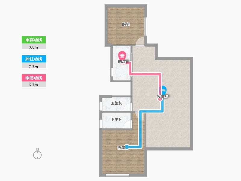 广东省-东莞市-保利领秀山-83.12-户型库-动静线