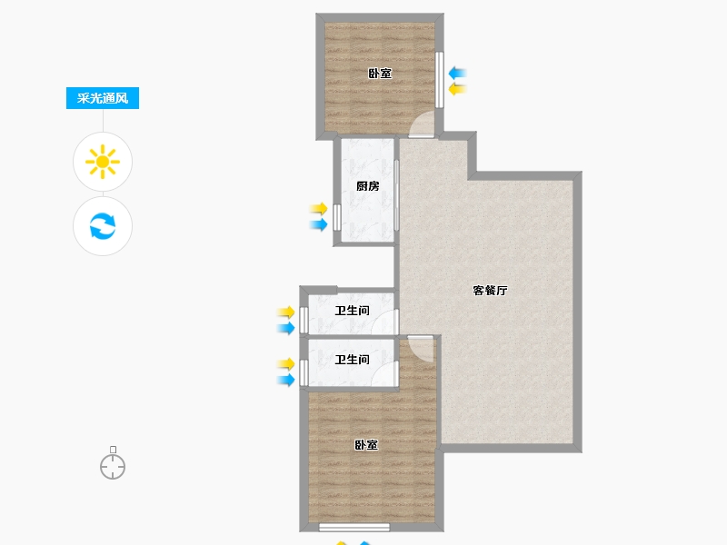 广东省-东莞市-保利领秀山-83.12-户型库-采光通风