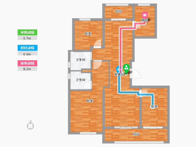 河南省-开封市-融创开封宸院-109.99-户型库-动静线