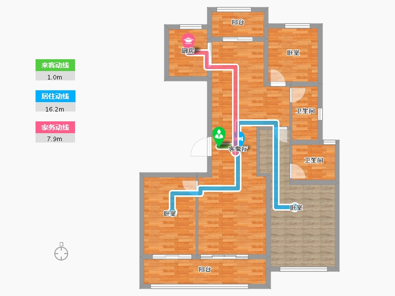 河南省-开封市-融创开封宸院-110.00-户型库-动静线