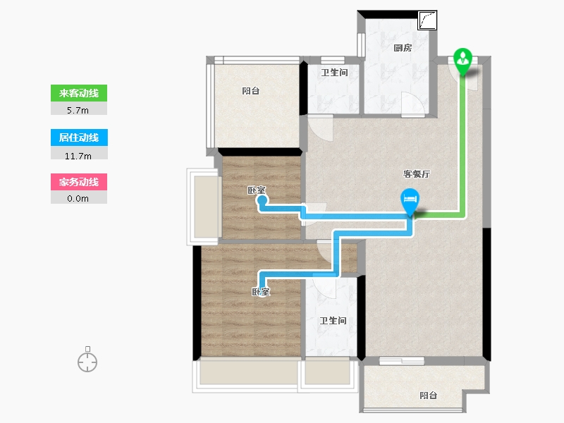 湖南省-郴州市-五岭央著-78.14-户型库-动静线