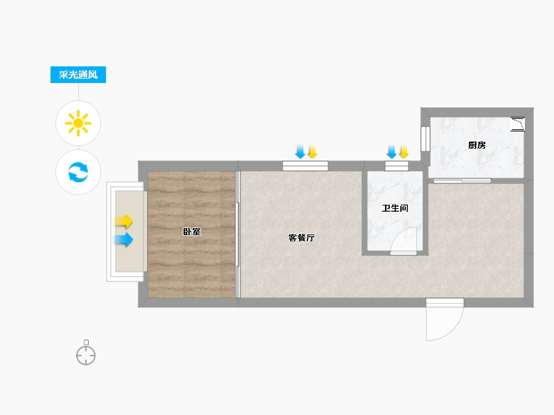 湖南省-怀化市-嘉鸿天街（榆园）-35.85-户型库-采光通风