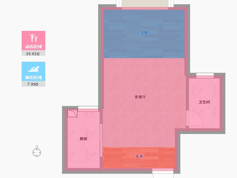 湖南省-怀化市-嘉鸿天街（榆园）-33.04-户型库-动静分区