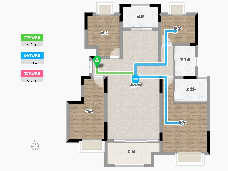 河南省-开封市-路劲九郡-104.00-户型库-动静线