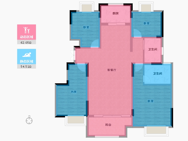 河南省-开封市-路劲九郡-104.00-户型库-动静分区