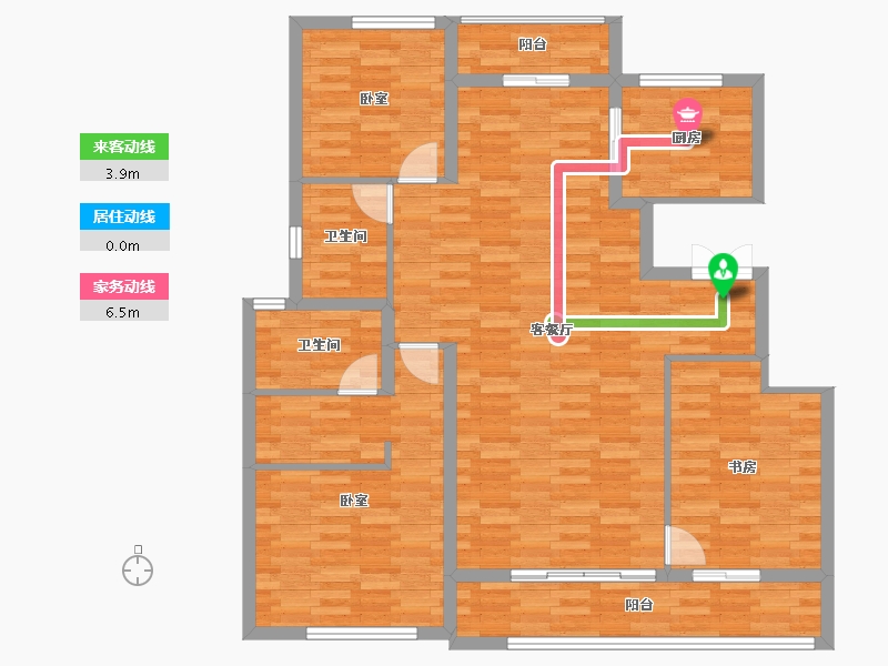 河南省-开封市-融创开封宸院-113.00-户型库-动静线