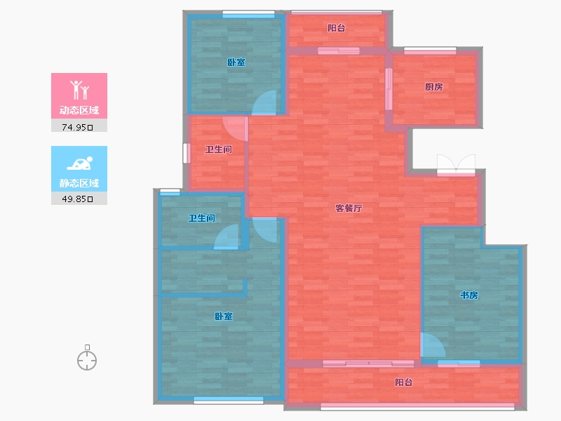 河南省-开封市-融创开封宸院-113.00-户型库-动静分区