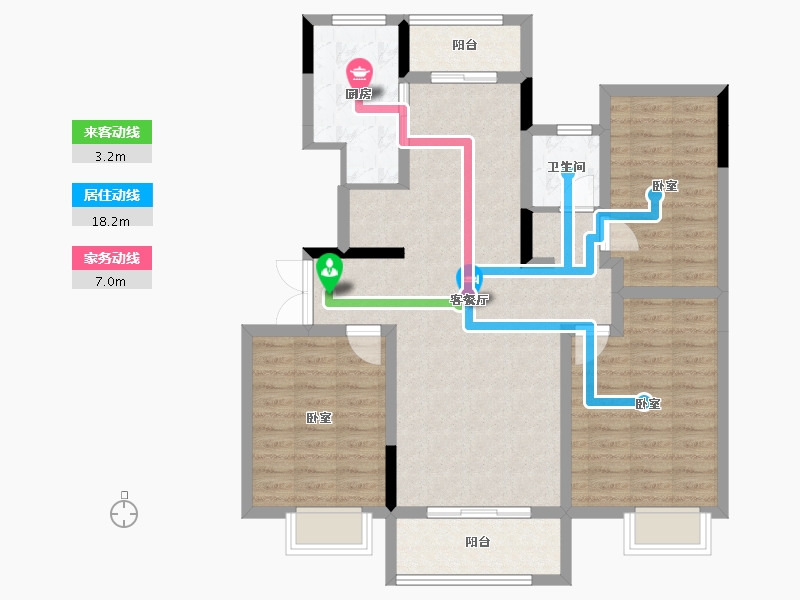 河南省-开封市-通许建业城-96.29-户型库-动静线