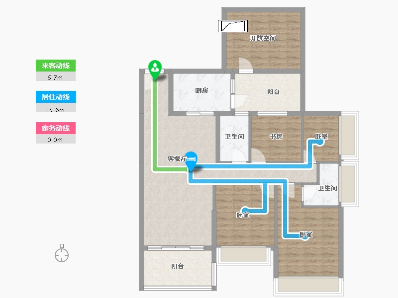 广东省-湛江市-康馨嘉园-114.03-户型库-动静线