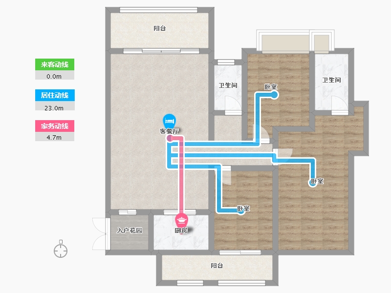 湖南省-郴州市-立昇·领域-104.00-户型库-动静线