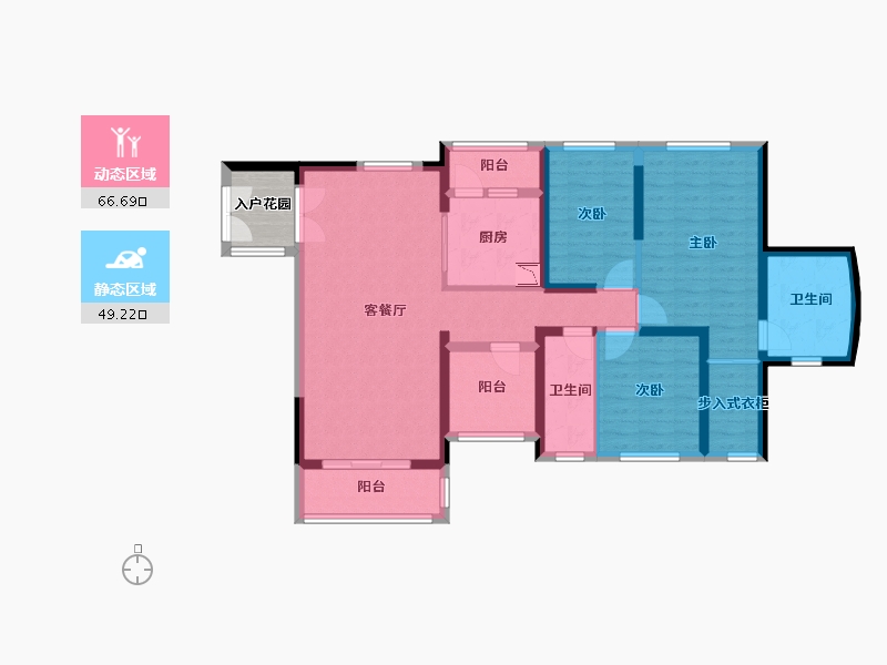 广东省-深圳市-花语馨-106.46-户型库-动静分区