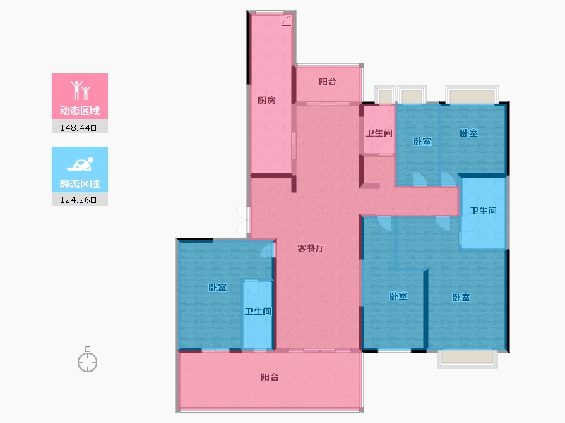 湖南省-岳阳市-湘阴碧桂园-249.57-户型库-动静分区