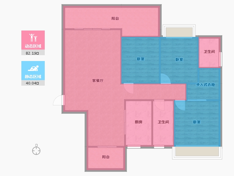 湖南省-衡阳市-中城绿洲-112.15-户型库-动静分区