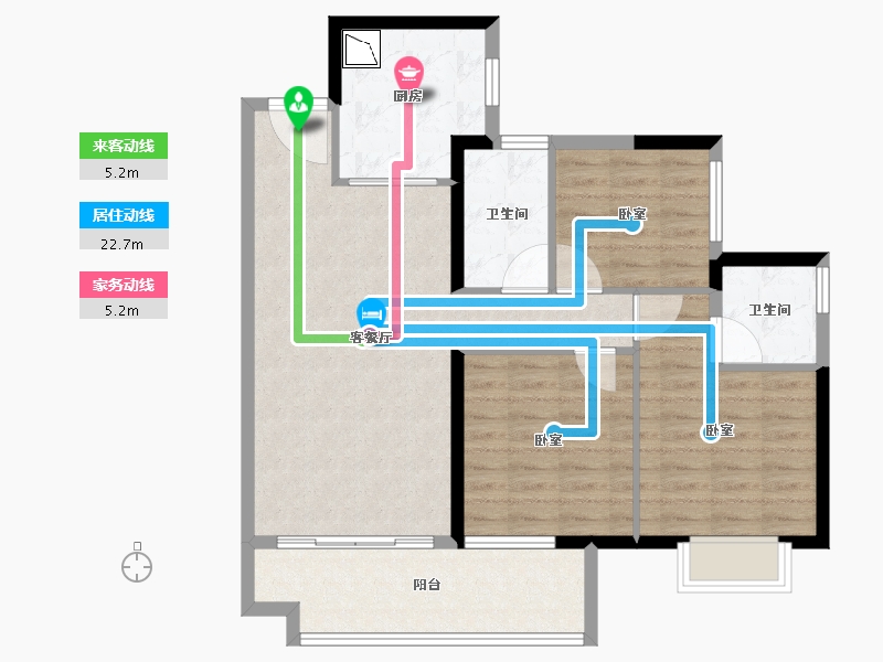 广东省-广州市-保利和悦江山-89.10-户型库-动静线