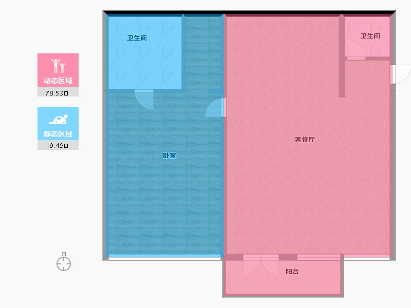 湖南省-郴州市-颐和庄园-118.50-户型库-动静分区