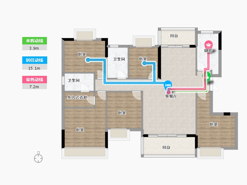 湖南省-岳阳市-云溪大汉新城-131.23-户型库-动静线