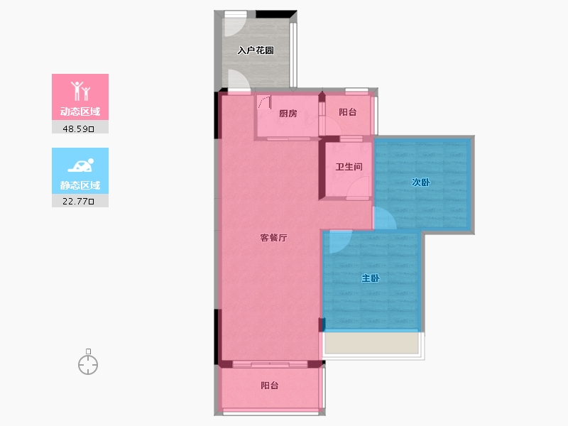 广东省-湛江市-樟树湾金樟水岸-69.99-户型库-动静分区