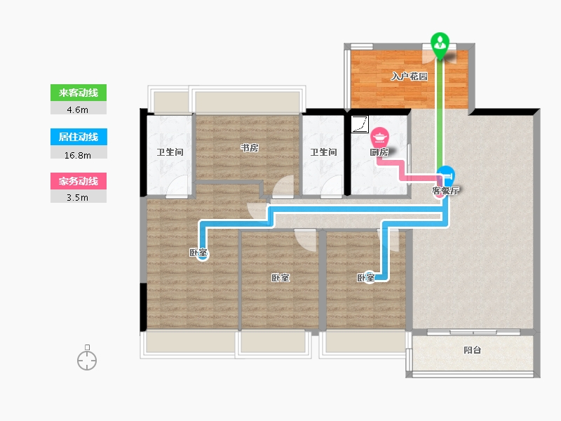 广东省-清远市-江畔豪苑-119.28-户型库-动静线