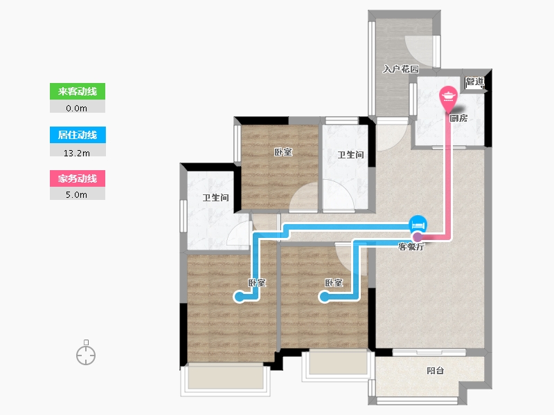 广东省-广州市-华润置地·广州瑞府-78.00-户型库-动静线