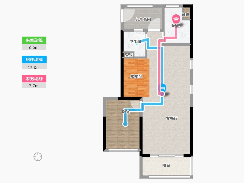 广东省-广州市-远洋招商保利东湾-88.00-户型库-动静线