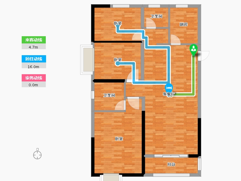 河南省-开封市-路劲九郡-100.29-户型库-动静线