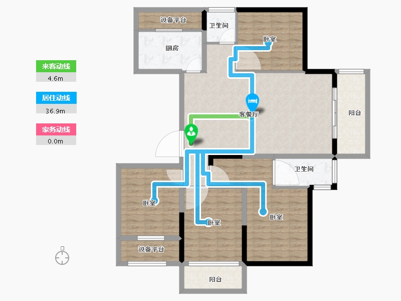 湖南省-常德市-月亮岛-122.00-户型库-动静线