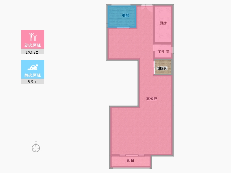 广东省-东莞市-鼎峰尚境-104.99-户型库-动静分区