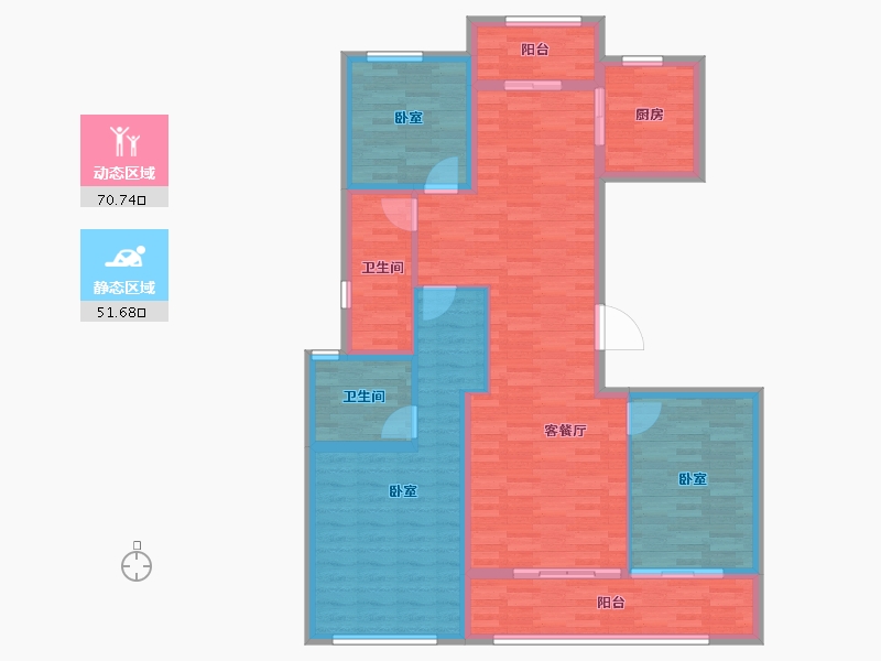 河南省-开封市-融创开封宸院-109.99-户型库-动静分区