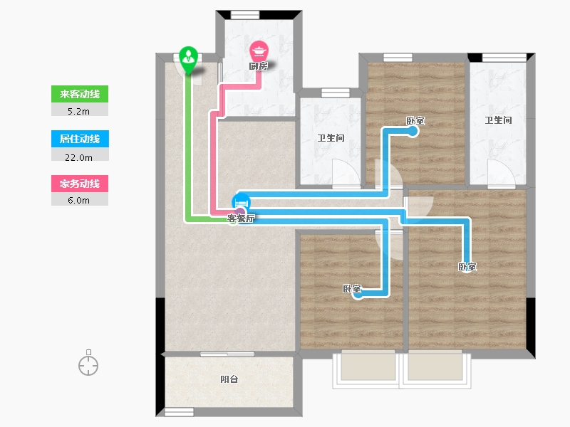 浙江省-湖州市-中梁首府-83.03-户型库-动静线