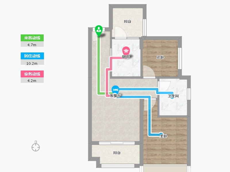 广东省-深圳市-中骏云景府-52.03-户型库-动静线