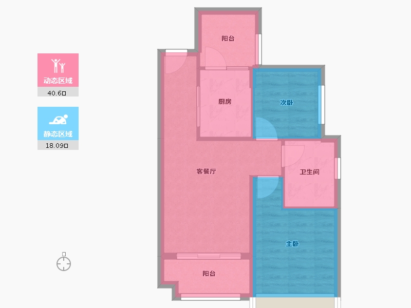 广东省-深圳市-中骏云景府-52.03-户型库-动静分区