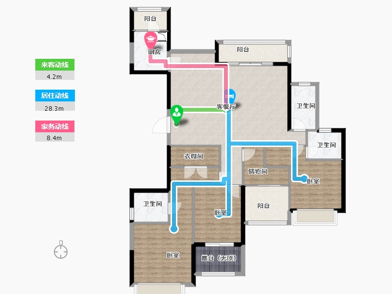 广东省-深圳市-山语清晖-139.42-户型库-动静线