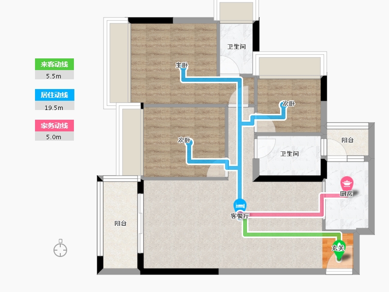 广东省-清远市-海港成天荷1号-76.08-户型库-动静线