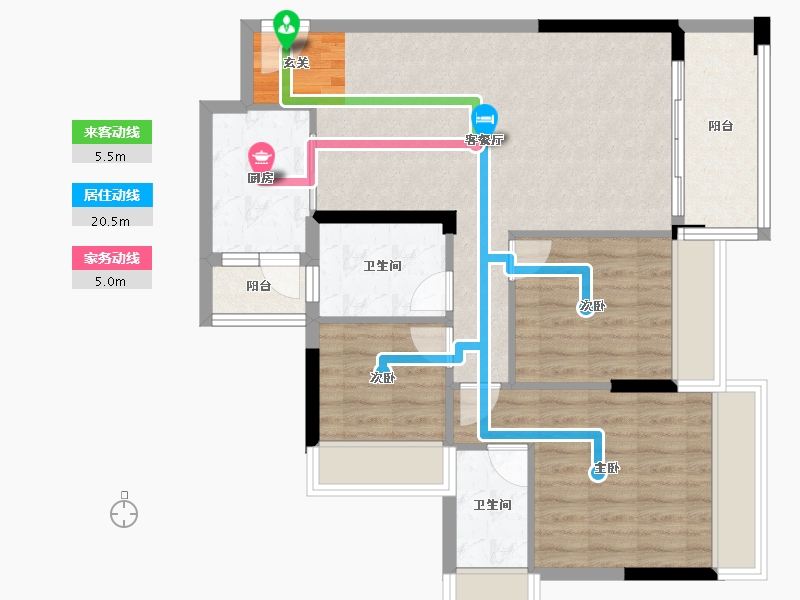 广东省-清远市-海港成天荷1号-82.63-户型库-动静线