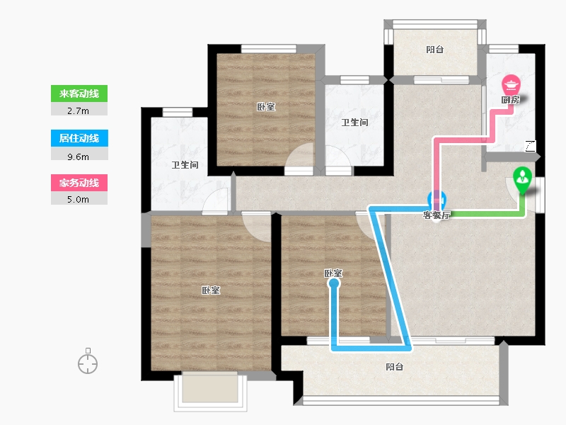 福建省-福州市-禹洲剑桥学苑-82.01-户型库-动静线