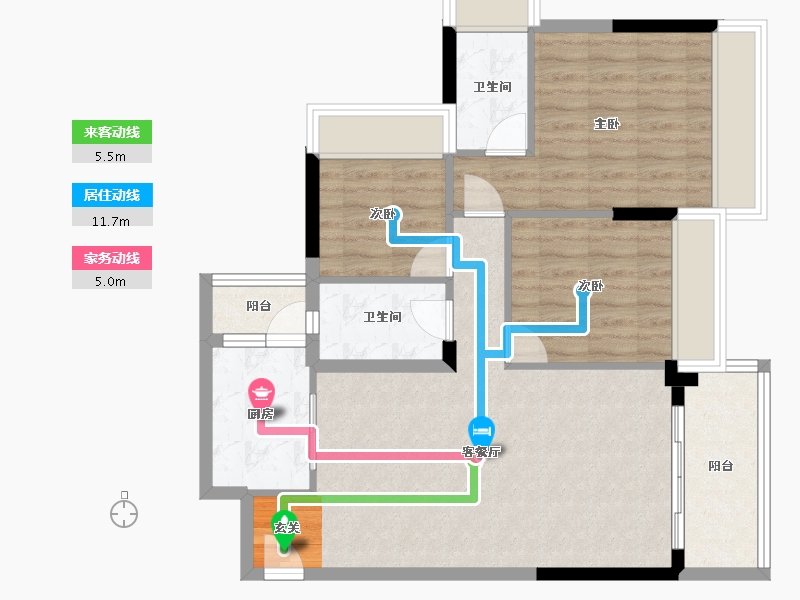 广东省-清远市-海港成天荷1号-82.55-户型库-动静线