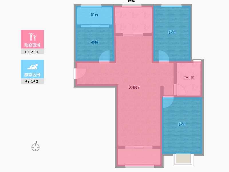 河南省-开封市-锦官城-92.08-户型库-动静分区