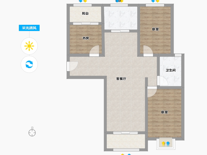 河南省-开封市-锦官城-92.08-户型库-采光通风