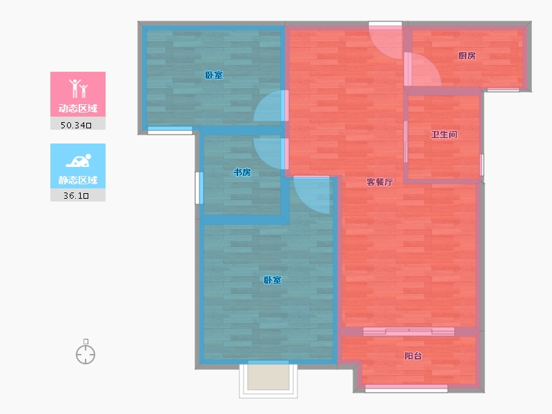 河南省-开封市-锦官城-77.30-户型库-动静分区