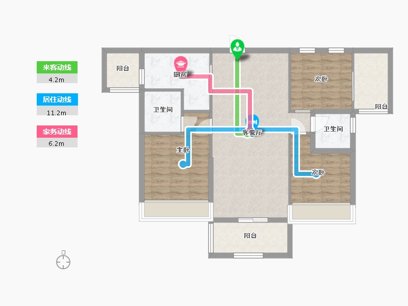 湖南省-常德市-江南学府-92.97-户型库-动静线