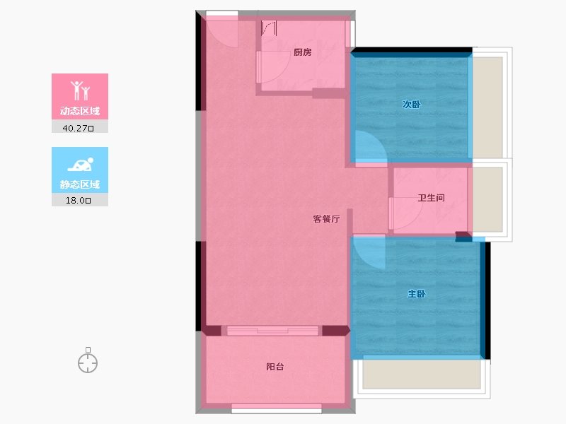 广东省-江门市-东方华城-51.67-户型库-动静分区