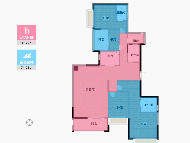 广东省-深圳市-山语清晖-143.60-户型库-动静分区