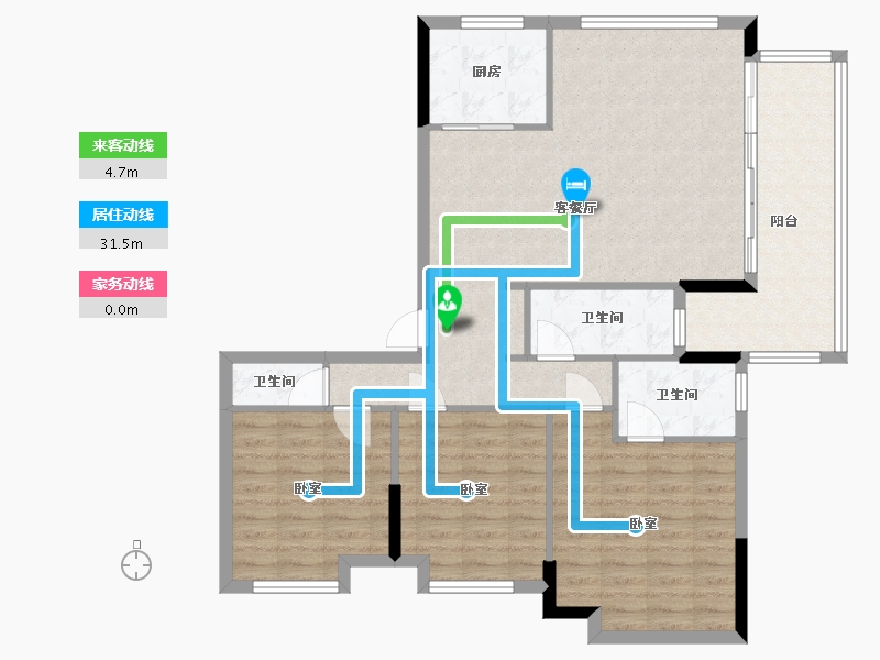 福建省-福州市-连江建发双玺书香府-102.01-户型库-动静线