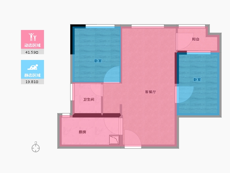 广东省-深圳市-启迪协信科技园-54.37-户型库-动静分区