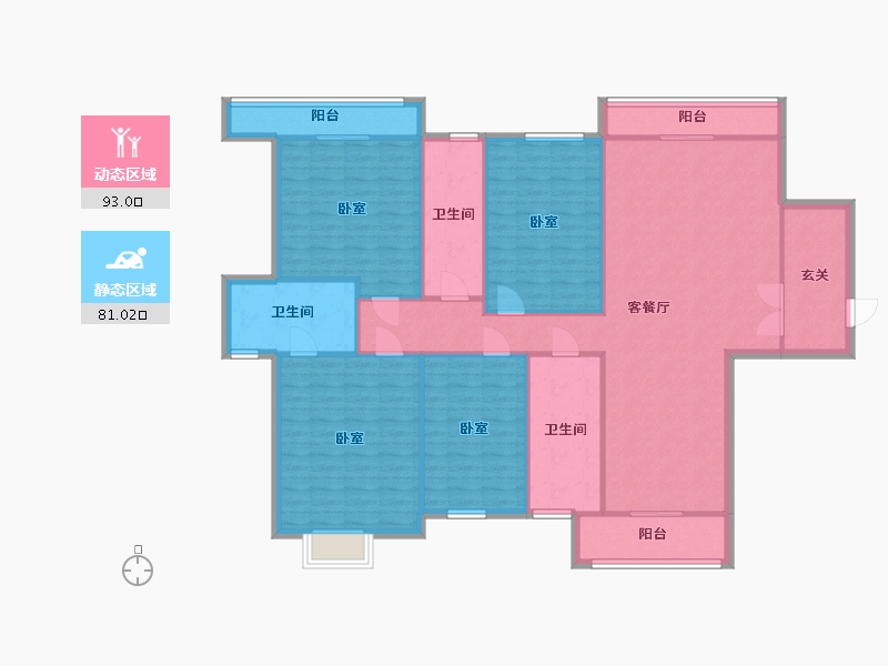 山东省-济宁市-公园壹号-160.00-户型库-动静分区