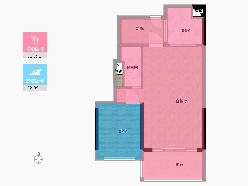 广东省-广州市-万科未来森林-64.00-户型库-动静分区